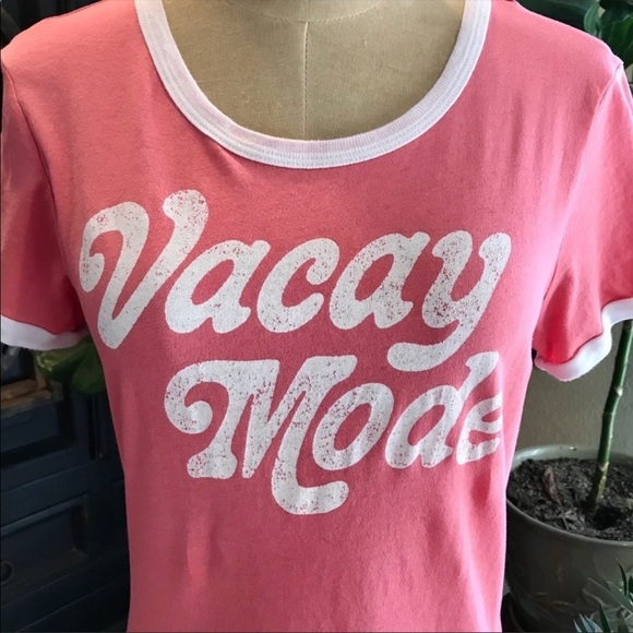 Anthropologie Sundry vaca mode ringed t-shirt - Picture 3 of 9